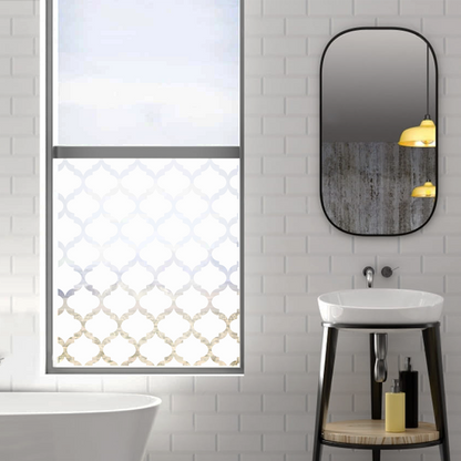 Dekoratīva balta matēta plēve logiem (DECO2) Image 3