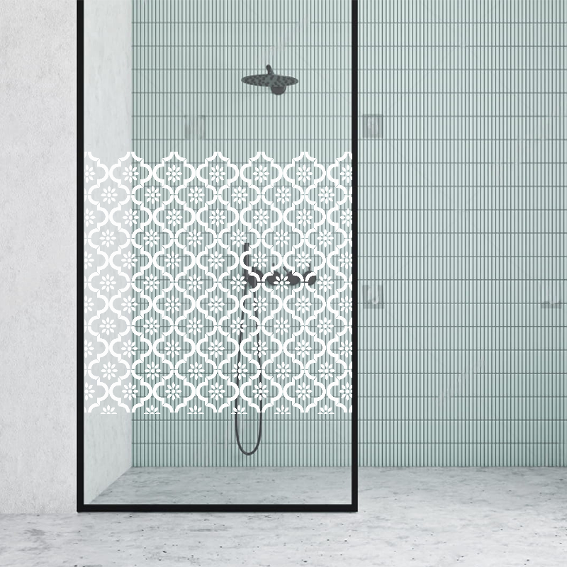 Dekoratīva balta matēta plēve logiem (DECO31) Image 2