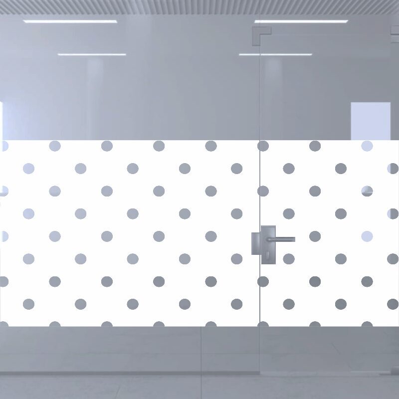 Dekoratīva balta matēta plēve logiem (DECO32) Image 3