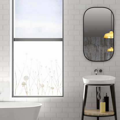 Dekoratīva balta matēta plēve logiem (DECO34) Image 3