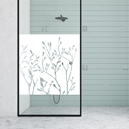 Dekoratīva balta matēta plēve logiem (DECO36) Image 2