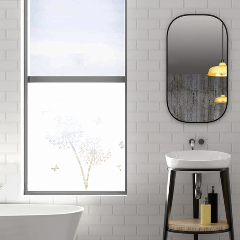 Dekoratīva balta matēta plēve logiem (DECO39) Image 3