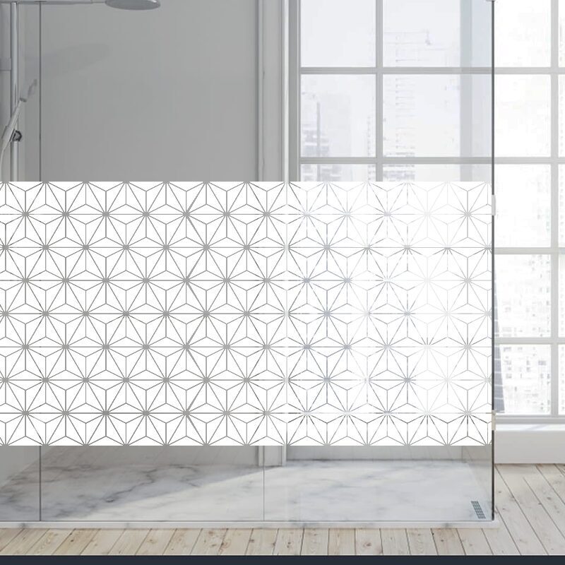 Dekoratīva balta matēta plēve logiem (DECO41) Image 4