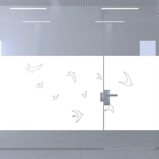 Dekoratīva balta matēta plēve logiem (DECO43) Image