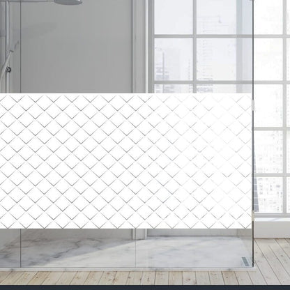 Dekoratīva balta matēta plēve logiem (DECO49) Image 4