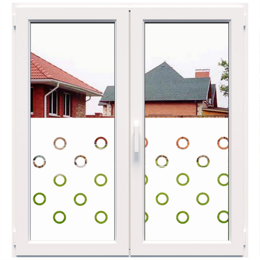 Dekoratīva balta matēta plēve logiem (DECO4) Image