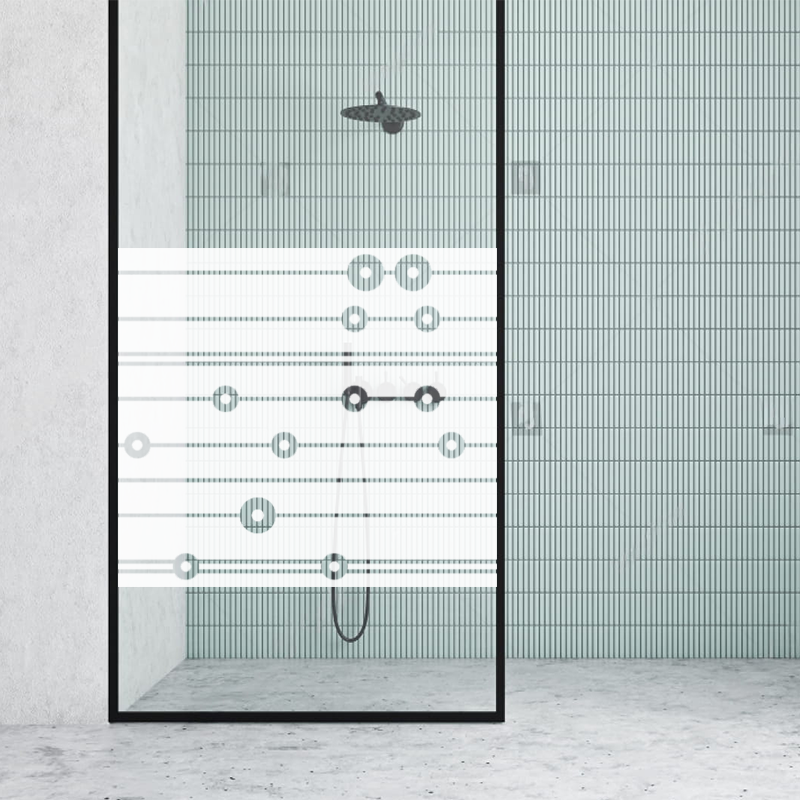 Dekoratīva balta matēta plēve logiem (DECO5) Image