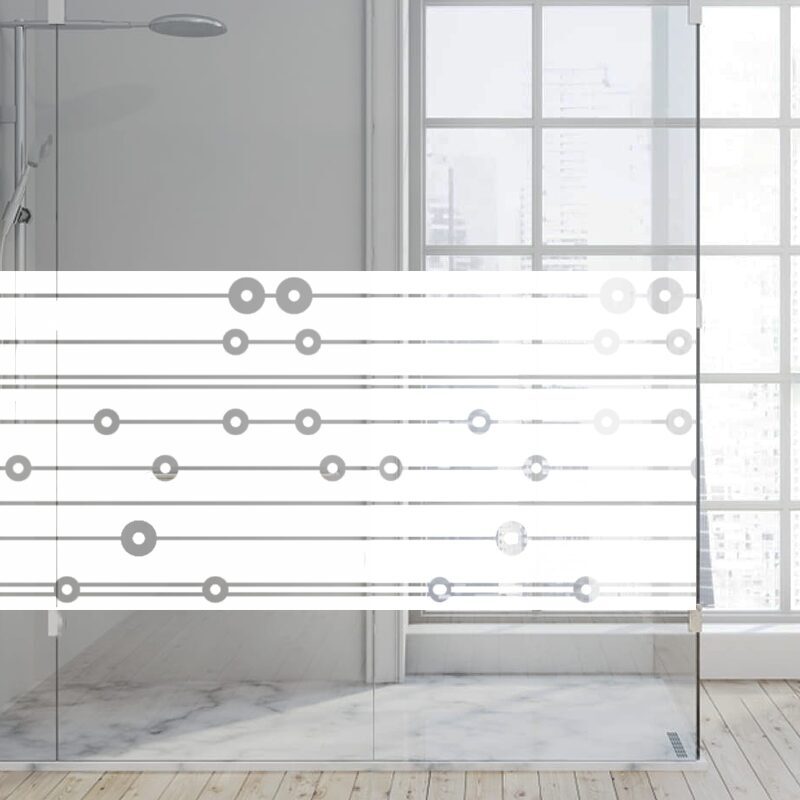 Dekoratīva balta matēta plēve logiem (DECO5) Image 3