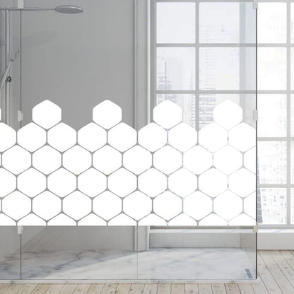 Dekoratīva balta matēta plēve logiem (DECO6) Image 4