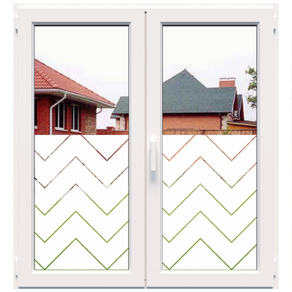 Dekoratīva balta matēta plēve logiem (DECO8) Image