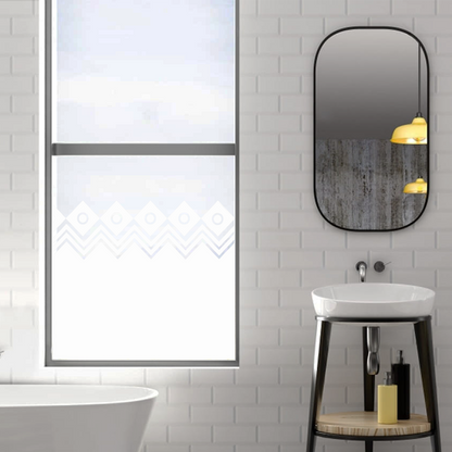 Dekoratīva balta matēta plēve logiem (DECO9) Image 3