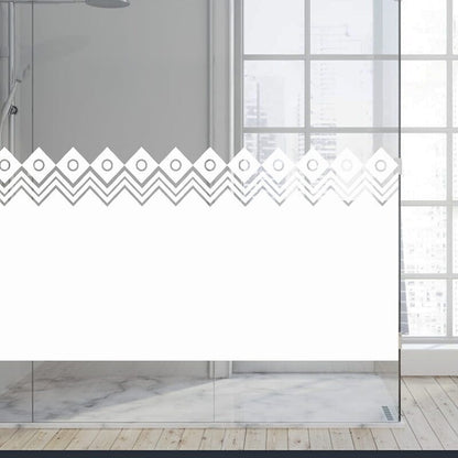 Dekoratīva balta matēta plēve logiem (DECO9) Image 4