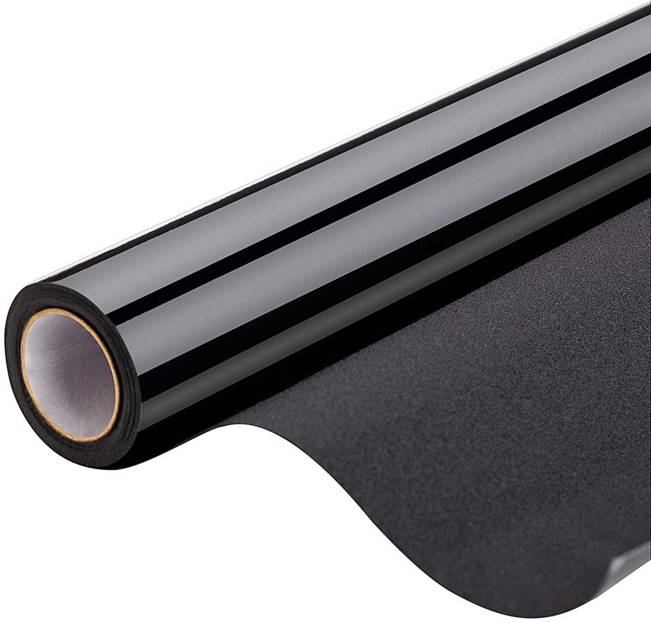 Melnā logu tonēšanas necaurspīdīga plēve (BlackOut) Image