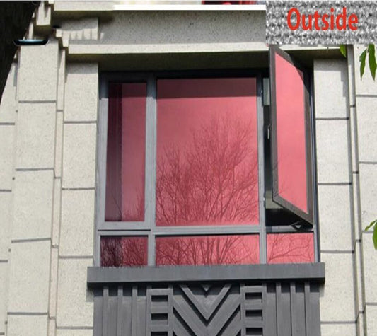 Logu tonēšanas plēve "Spoguļplēve 70%" Sarkana Image