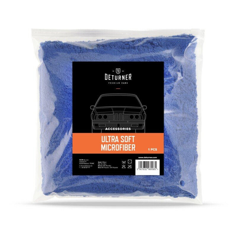 Mikrošķiedras lupatiņa auto kopšanai - DETURNER ULTRA SOFT MICROFIBER 40x40cm Image