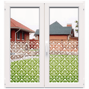 Dekoratyvinė balta matinė plėvelė langams (DECO21)