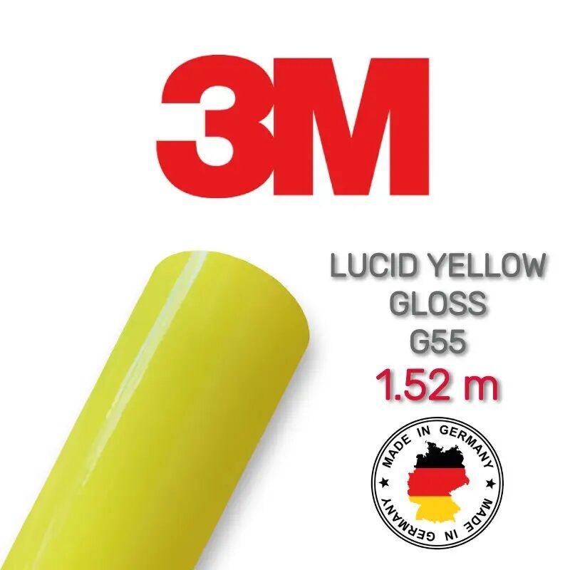 3M 2080 G55 Lucid Yellow Gloss Image