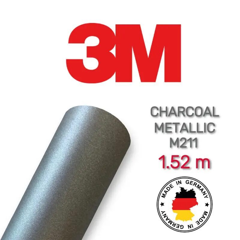 3M 2080 M211 Matte Charcoal Metallic Image