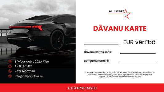 Fizikinė dovanų kortelė